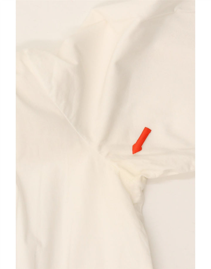 Camisa Benetton Mulher UK 12 Médio Branco