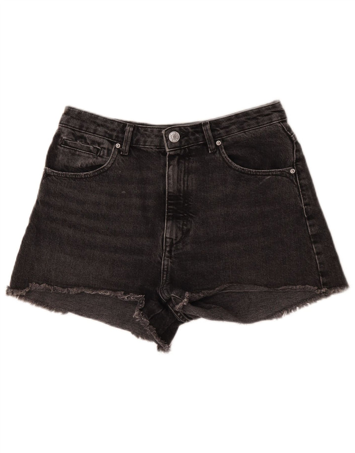 Shorts jeans feminino Zara EU 40 médio W30 preto