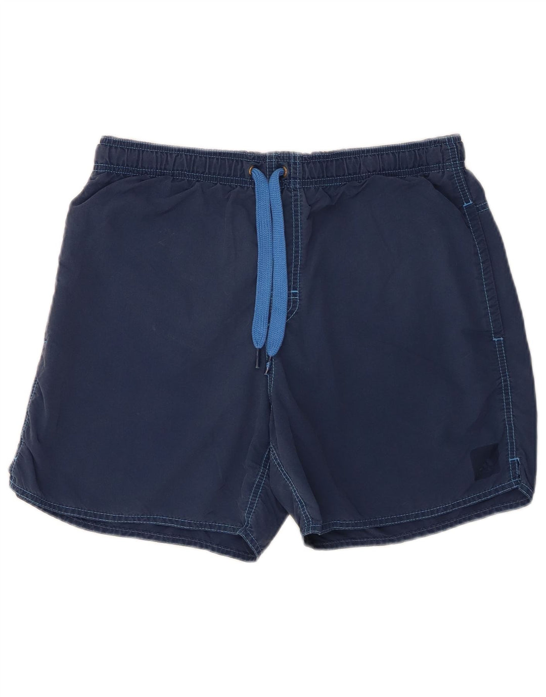 Shorts de natação masculino Adidas médio azul marinho poliamida