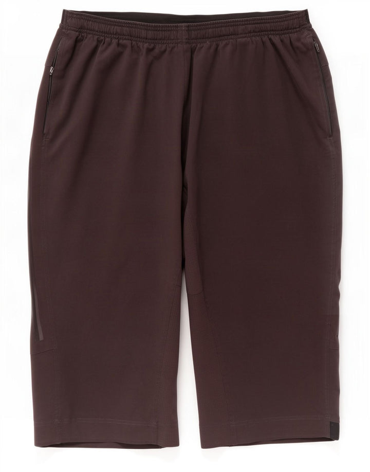 Bermuda esportiva Adidas feminina UK 20 2XL preto poliéster