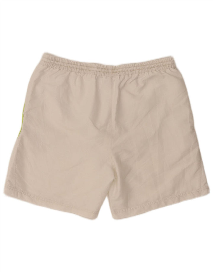 Fila Mens Sport Shorts Médio Poliéster Branco