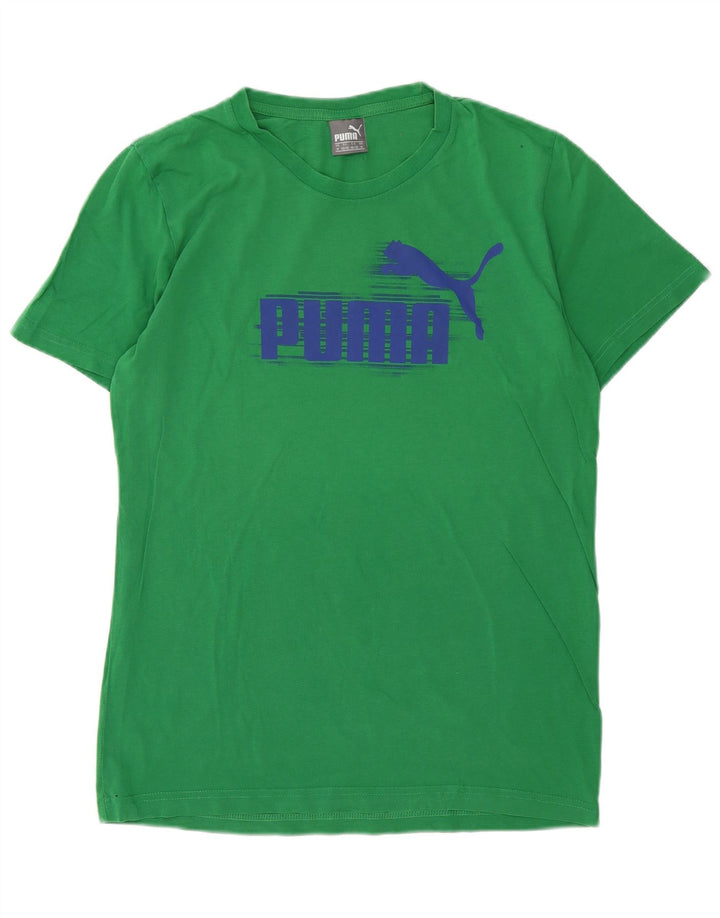 Puma Camiseta Masculina Graphic Top Verde Médio