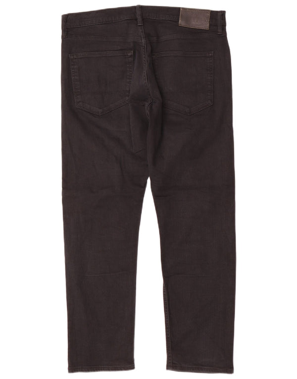 Marks & Spencer Mens Jeans Slim W34 L29 Algodão Preto