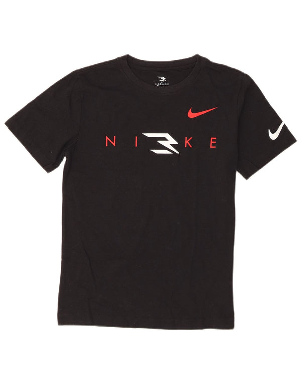 Camiseta Nike Boys Graphic Top 12-13 anos grande algodão preto