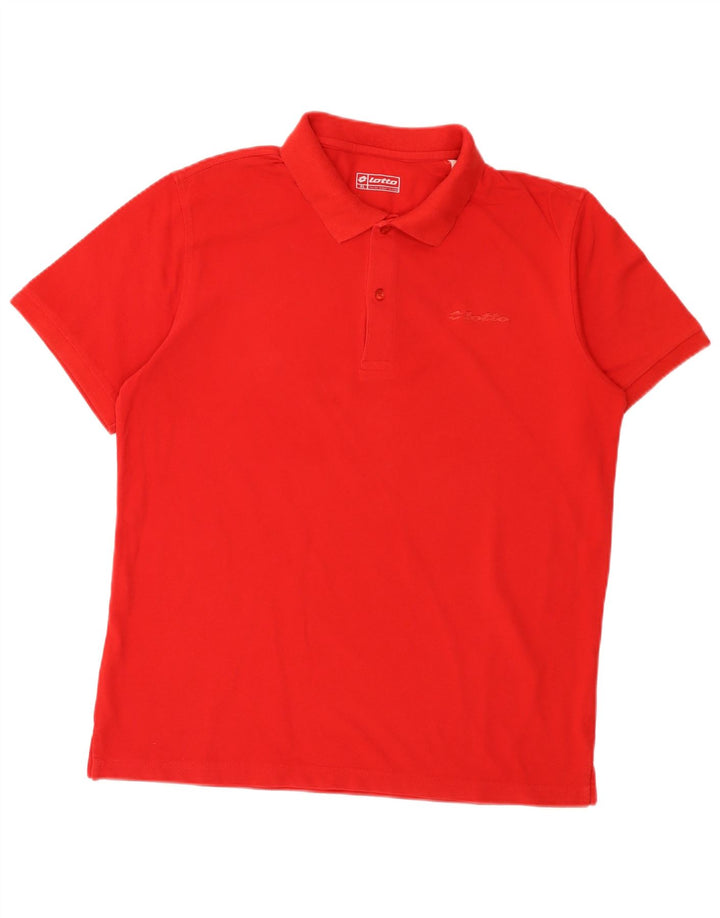 Camisa polo masculina Lotto XL vermelha