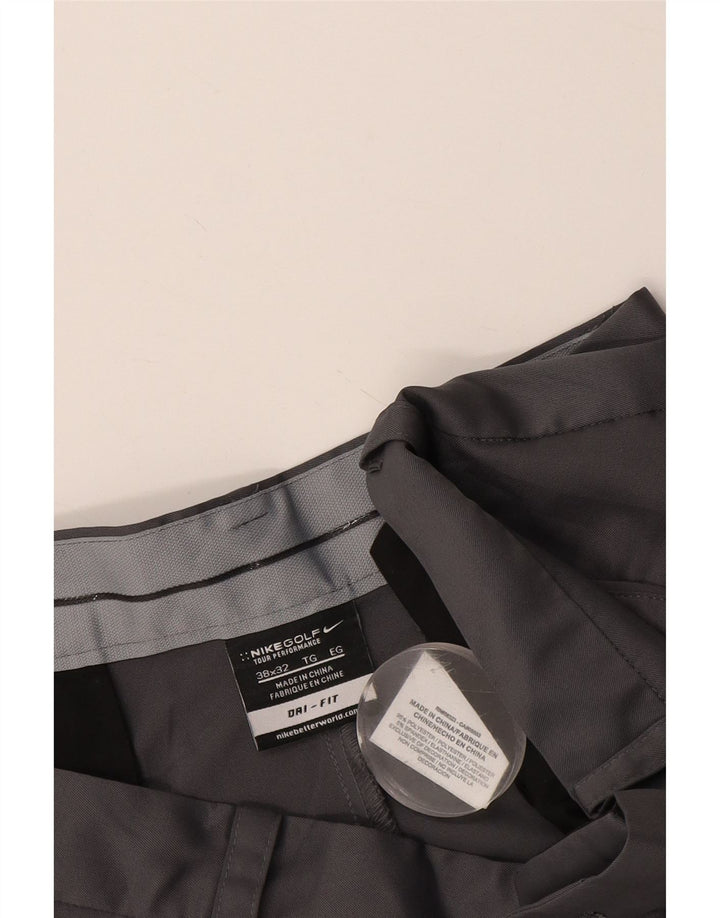 Calça Nike Masculina Dri Fit Pegged Chino W38 L29 Cinza Poliéster