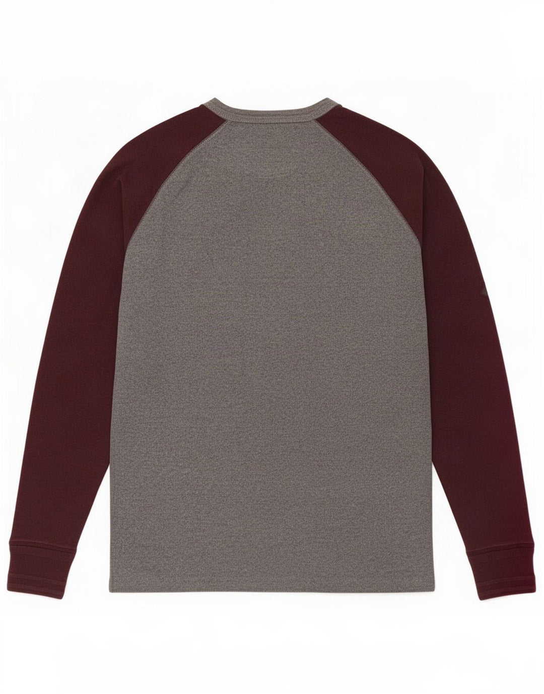 Top masculino Superdry manga comprida grande algodão colorido cinza