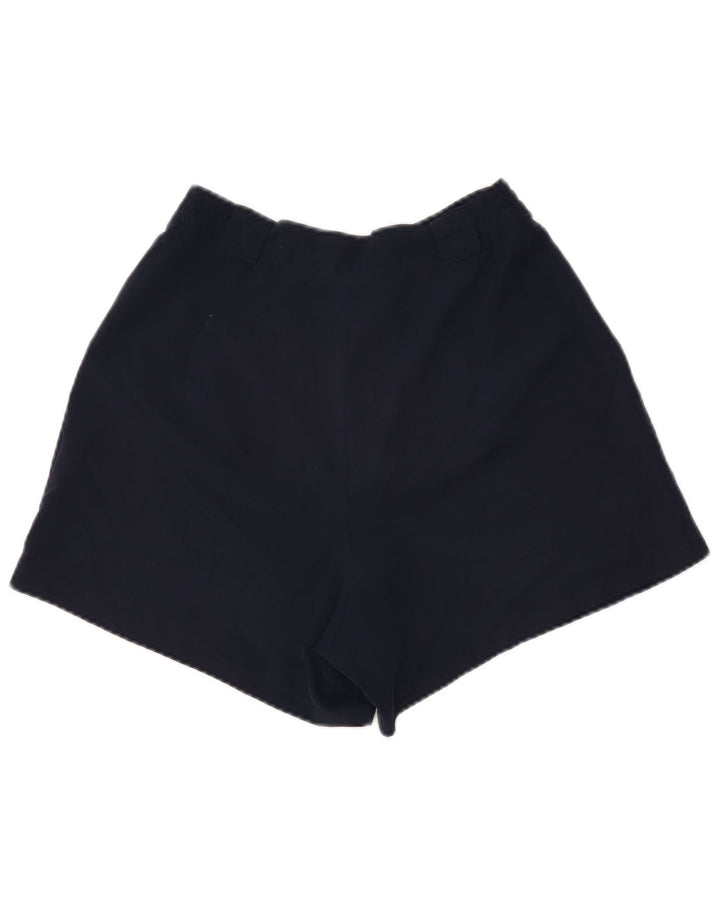 LOTTO Shorts Chino Feminino Cintura Alta Pegged Reino Unido 12 Médio Azul Marinho