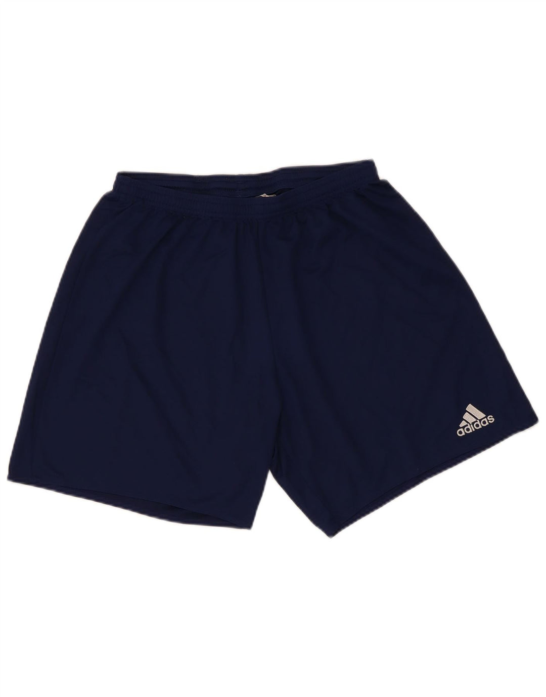 Shorts esportivos masculinos Adidas grandes poliéster azul marinho