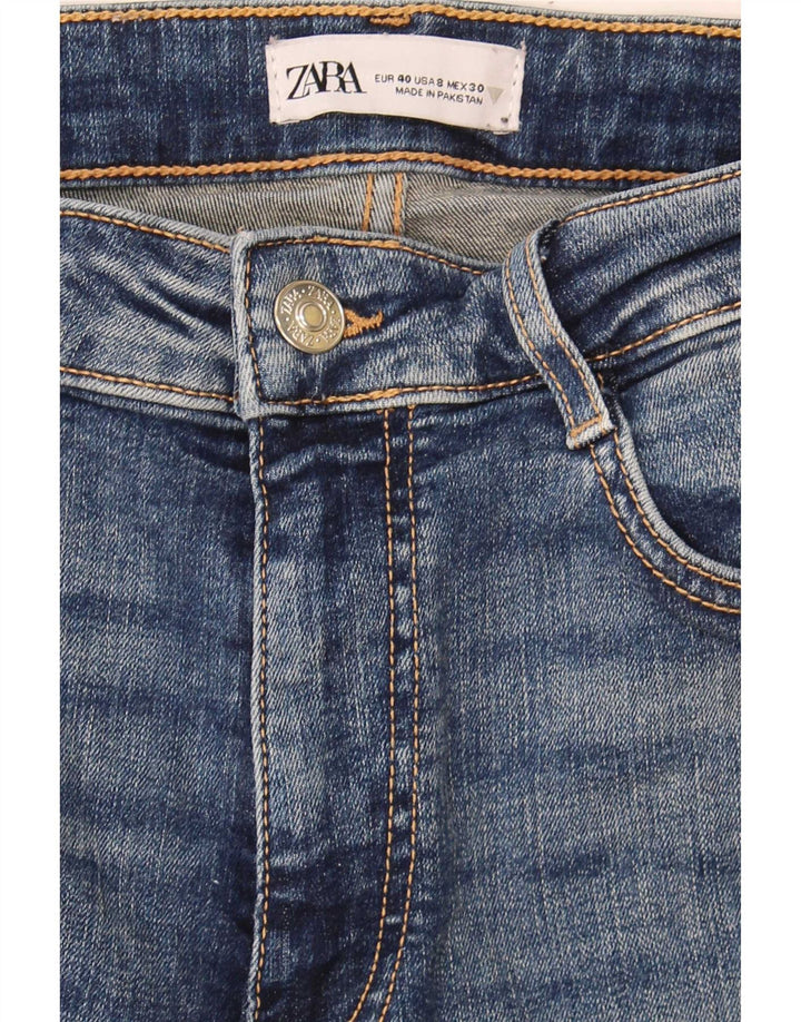 Zara Jeans Skinny Feminino EU 40 Médio W30 L28 Azul