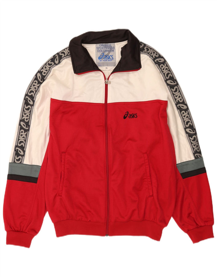 Jaqueta Asics Masculina Graphic Tracksuit IT 56 XL Vermelho Colorblock