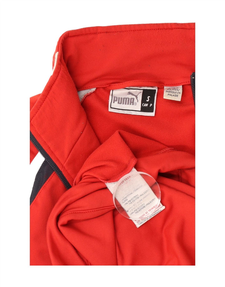 Puma Mens Tracksuit Top Jacket Pequeno Poliéster Vermelho