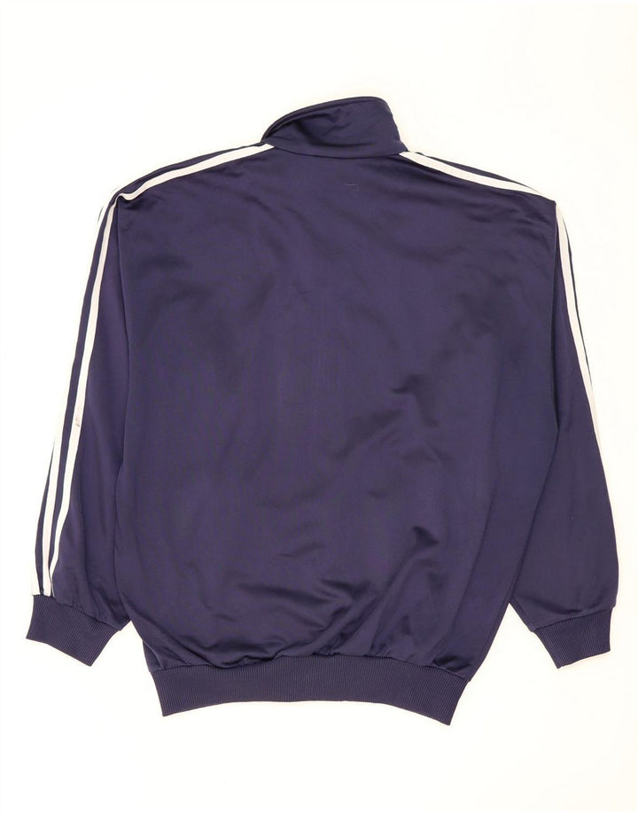 Adidas Mens Tracksuit Top Jacket XL Azul Marinho Poliéster