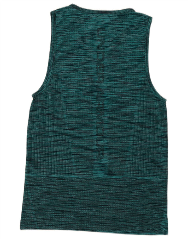 Under Armour Masculino Heat Gear Graphic Vest Top Médio Verde Salpicado