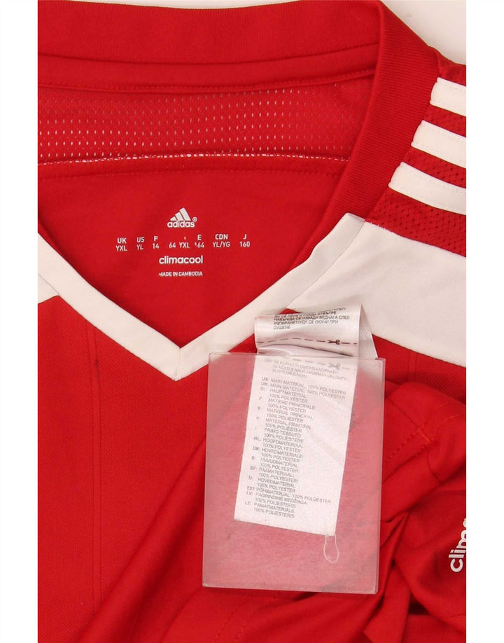 Camiseta Adidas Meninos Graphic Top 13-14 Anos XL Vermelho Poliéster