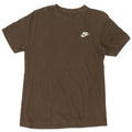 Camiseta masculina Nike Top médio cáqui algodão