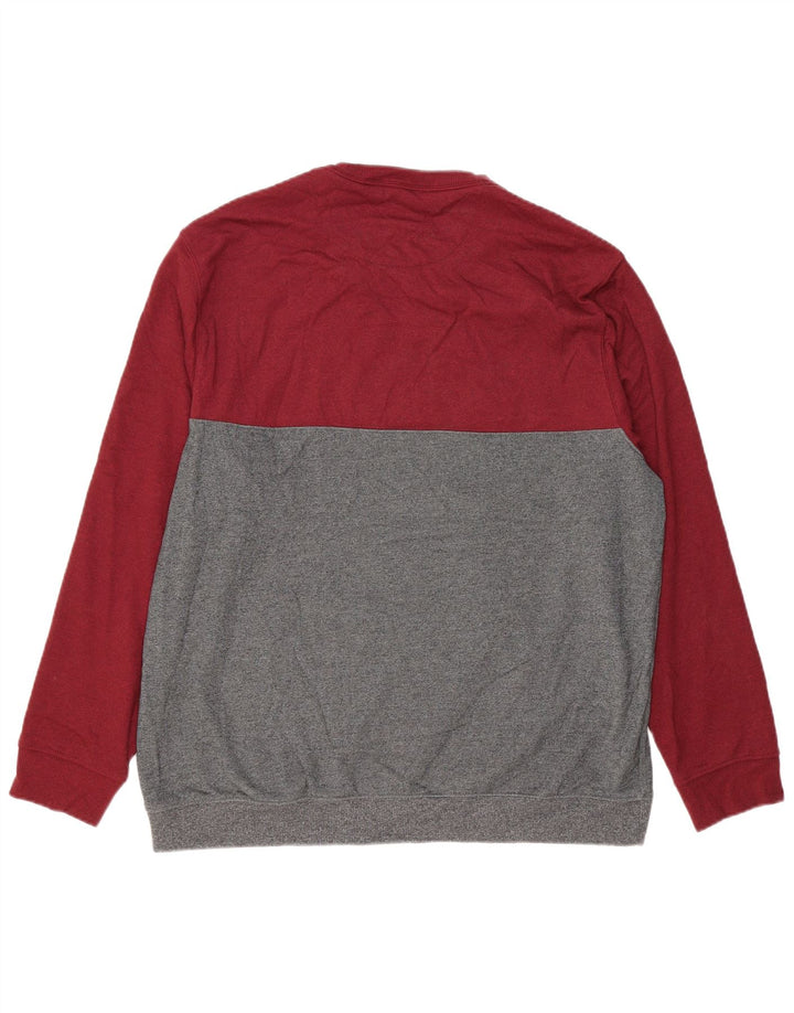 IZOD moletom masculino Jumper XL cinza Colourblock poliéster