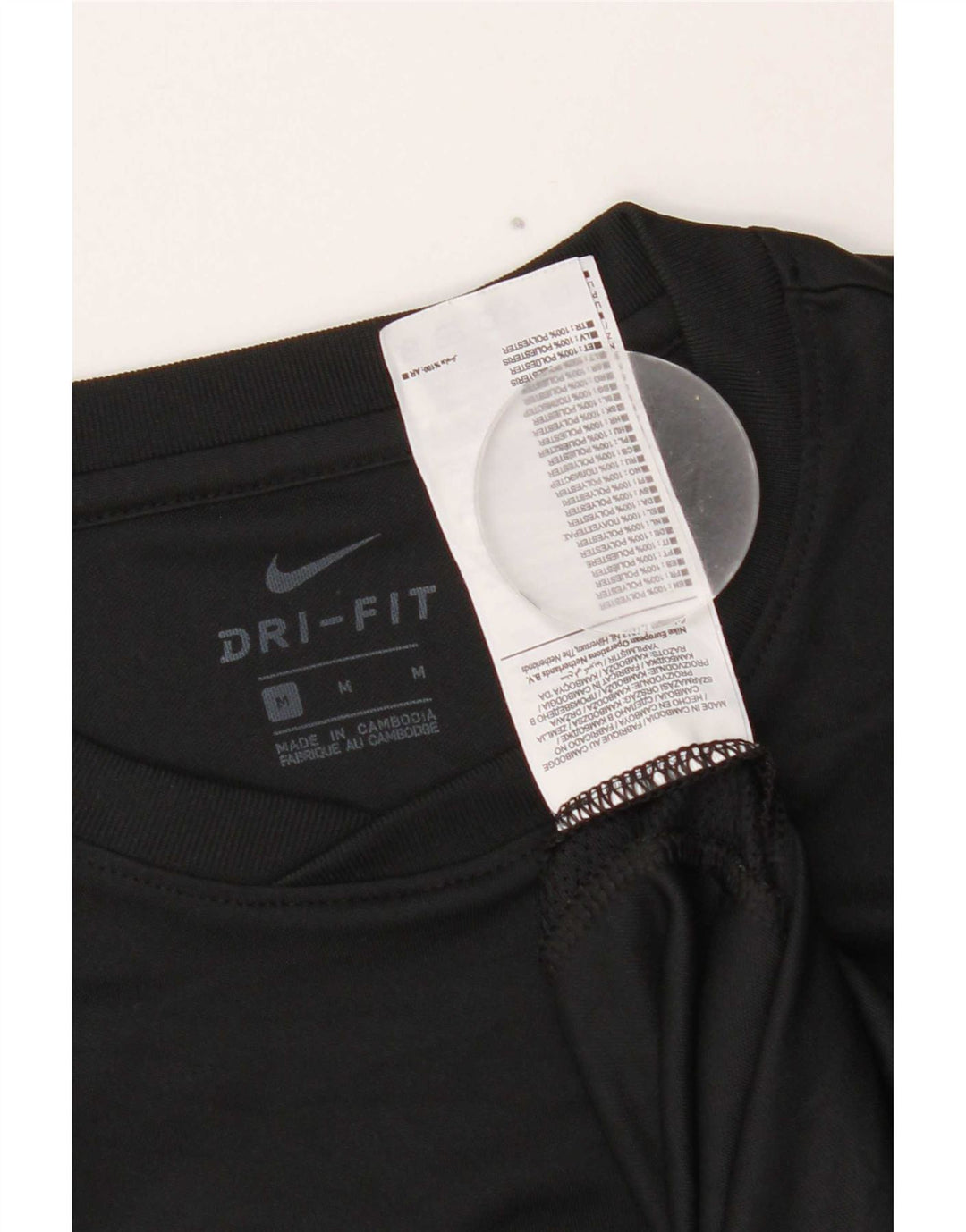 Camiseta Nike Masculina Dri Fit Top Médio Poliéster Preto