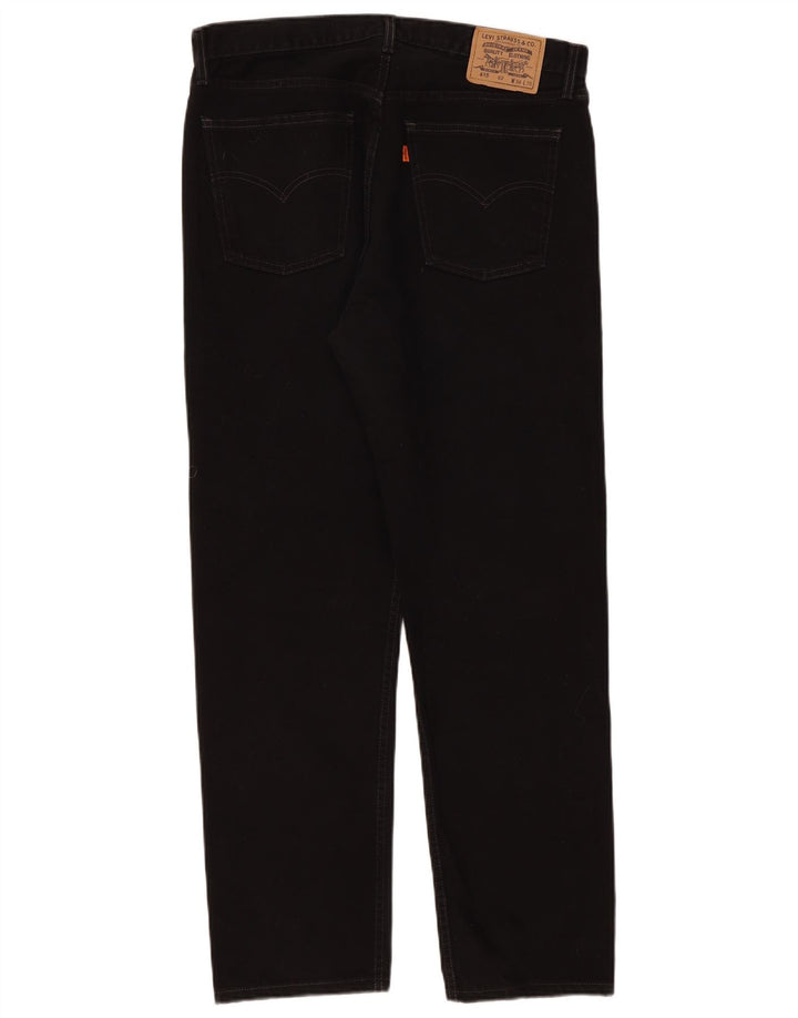 Levi's Masculino 615 Straight Jeans W36 L30 Algodão Preto