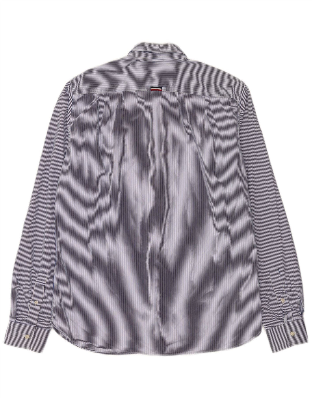 Camisa masculina Superdry XL listrada azul algodão