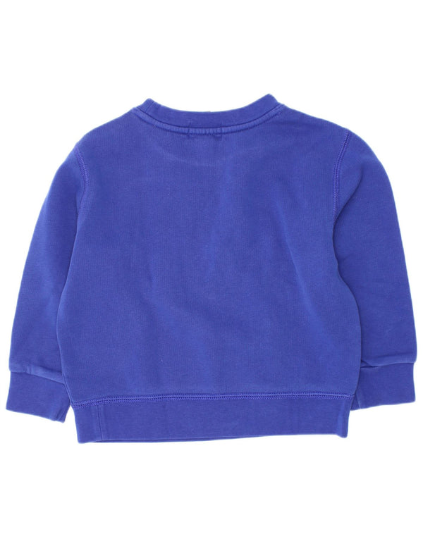 Polo Ralph Lauren Meninos moletom gráfico jumper 2-3 anos algodão azul