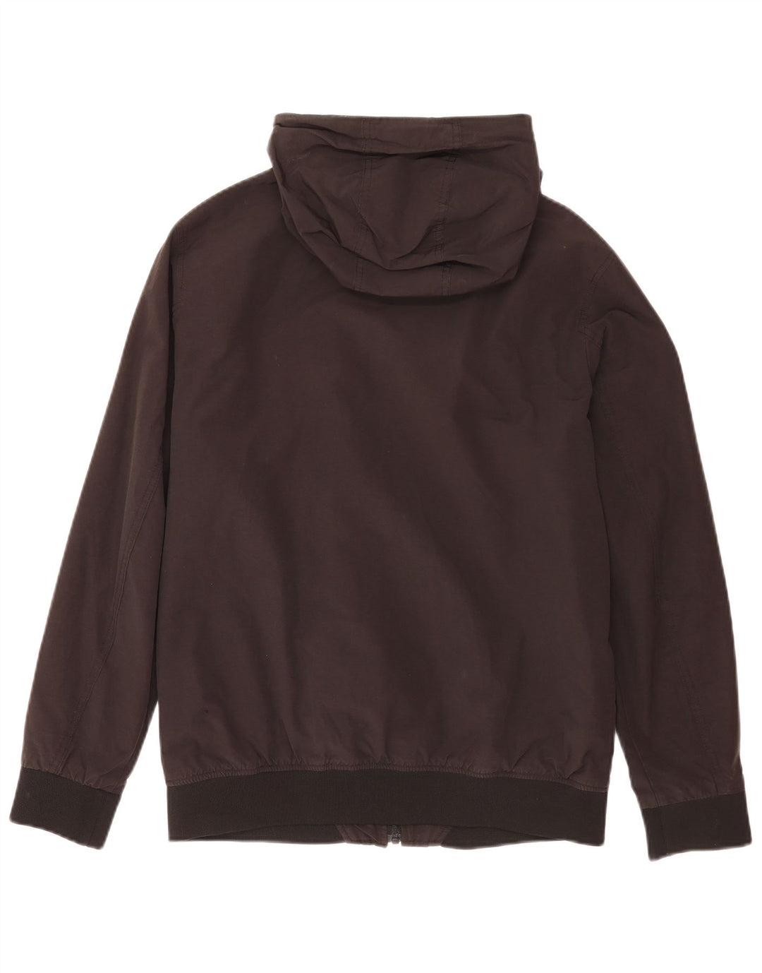 Jaqueta bomber masculina Jack & Jones com capuz Reino Unido 40 grande algodão preto