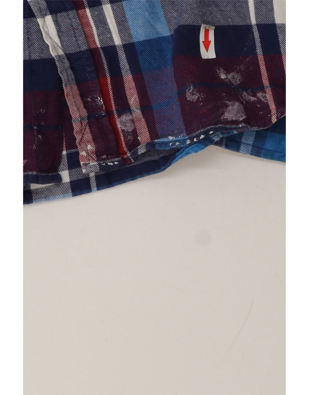 Camisa masculina de flanela com capuz Quiksilver grande xadrez multicolorida
