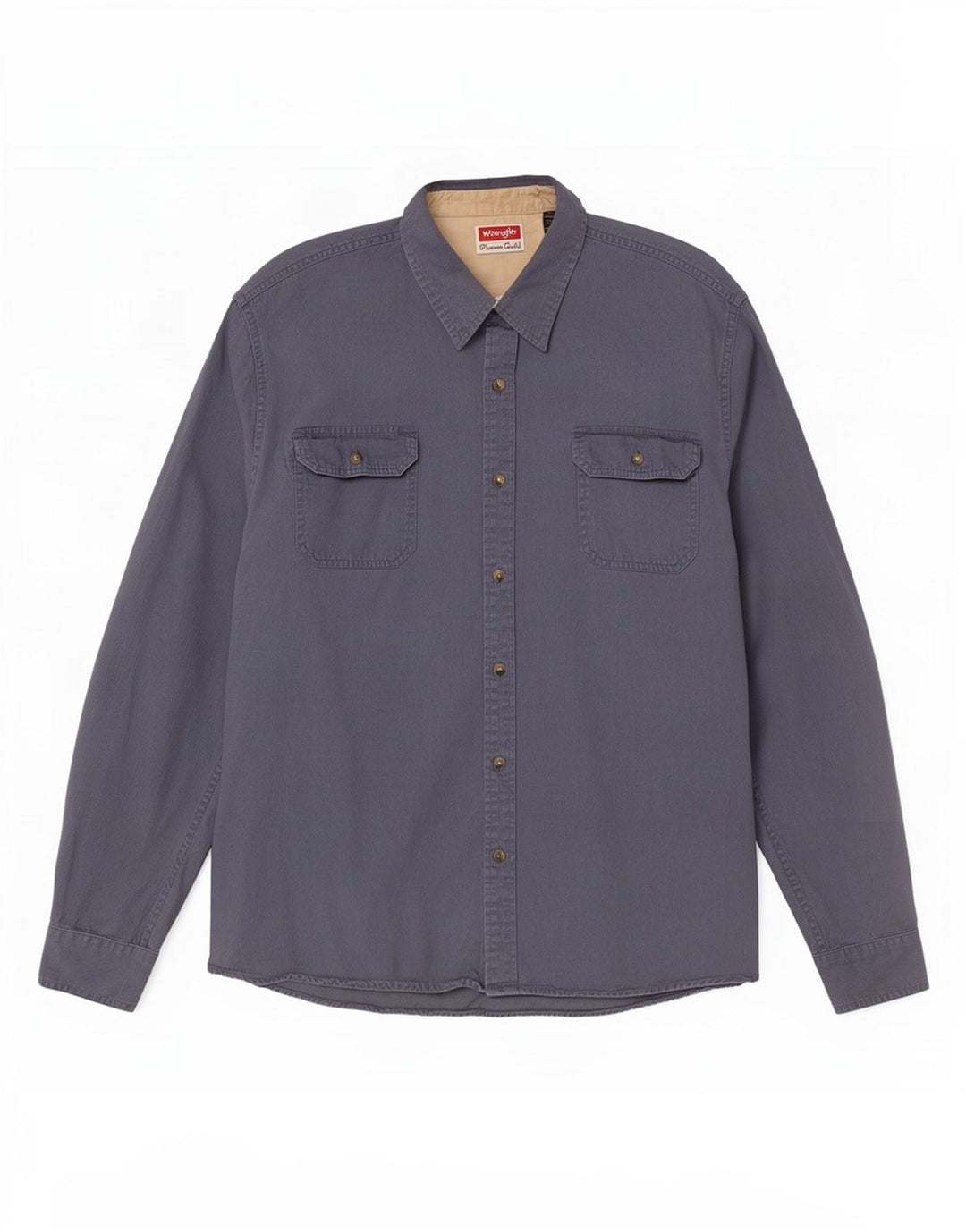 Camisa masculina Wrangler 2XL algodão azul