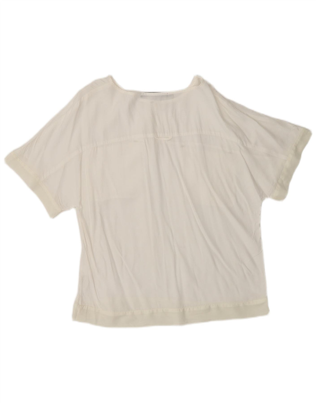 Blusa feminina ZARA UK 6 XS branca viscose