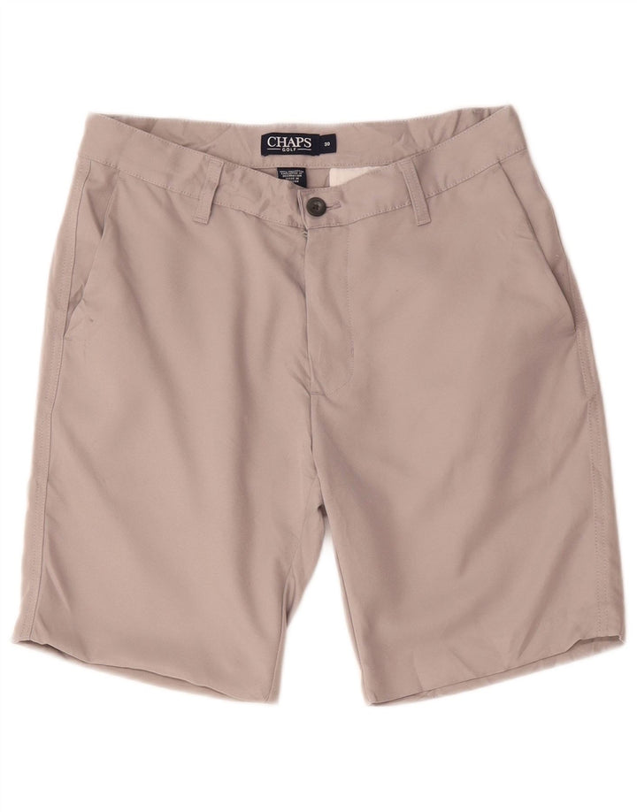 Shorts Chino Masculino Chaps W30 Poliéster Cinza Médio