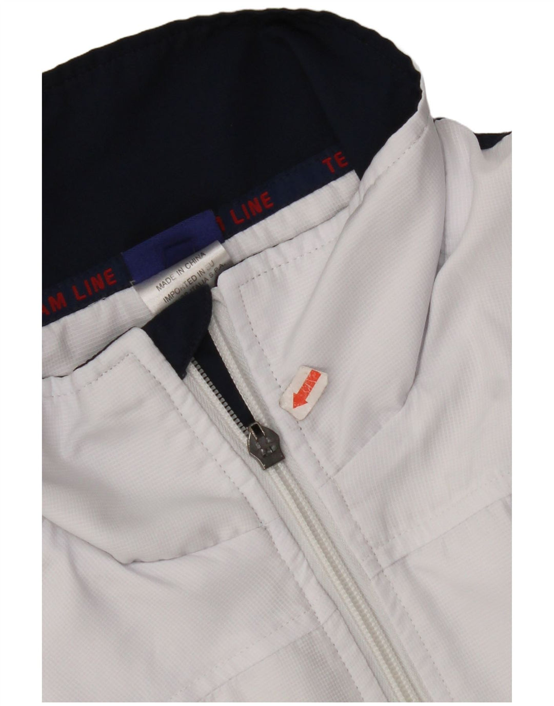 ASICS Mens Treino Top Jacket Médio Branco Colourblock Poliéster