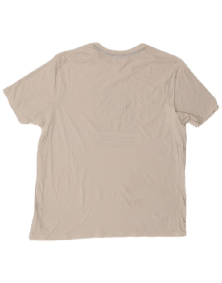 Camiseta gráfica masculina SALTROCK Top XL algodão branco