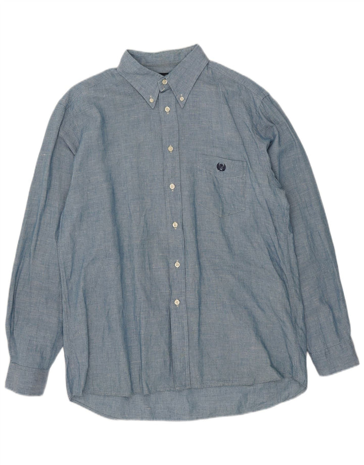 Camisa masculina Peter Hadley XL azul