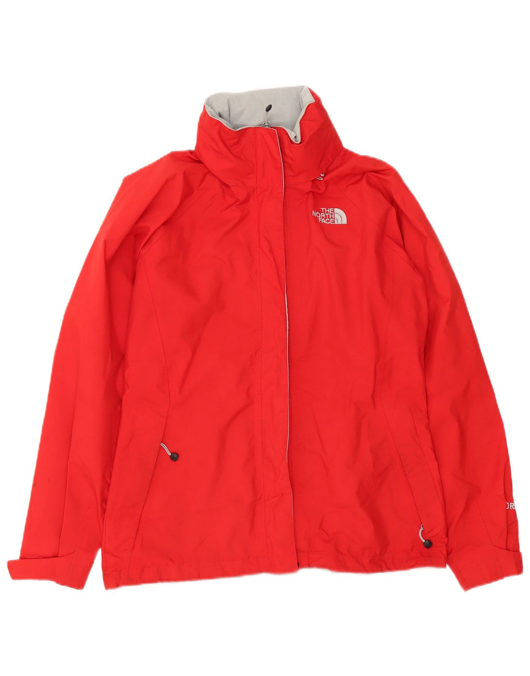 Jaqueta de chuva feminina com capuz grande The North Face UK 10 pequena vermelha