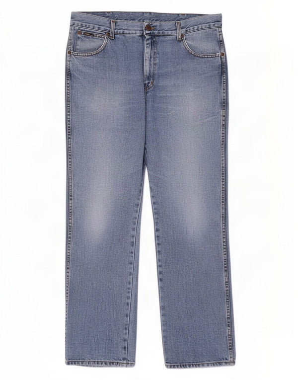 Wrangler Mens Texas Straight Jeans W38 L32 Blue