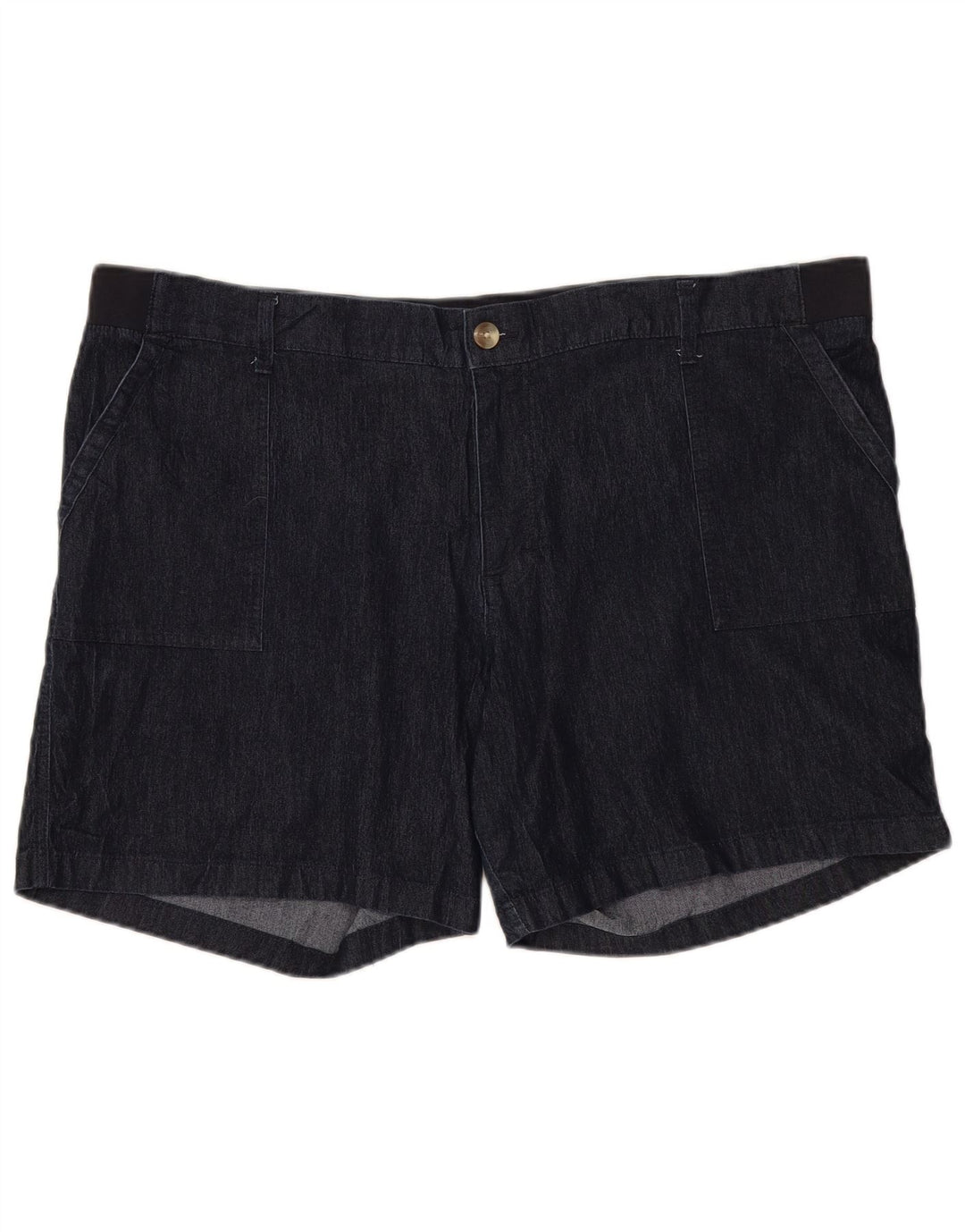 Bermuda feminina Lee de cintura média com ajuste regular W44 3XL azul marinho