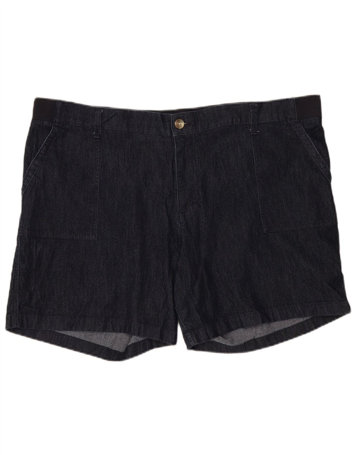 Bermuda feminina Lee de cintura média com ajuste regular W44 3XL azul marinho