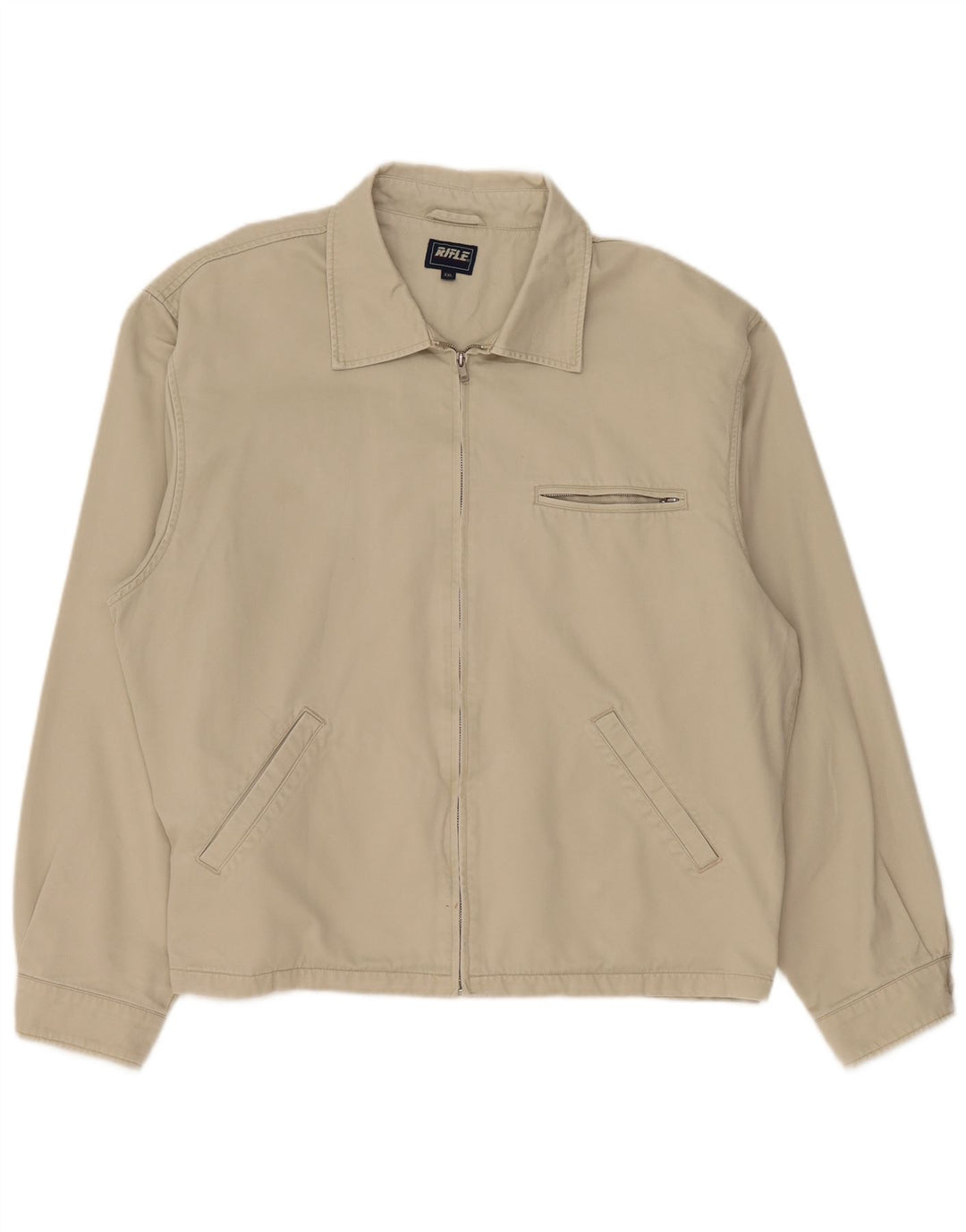Jaqueta bomber masculina Rifle UK 44 2XL algodão verde