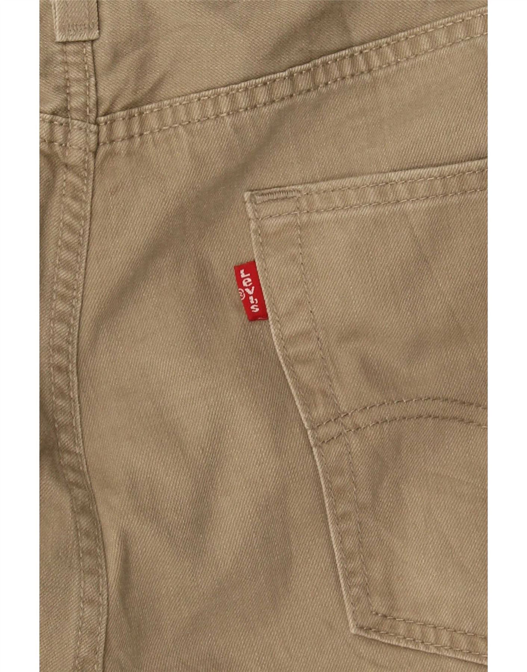 Shorts esportivos retos masculinos Levi's W38 L30 bege