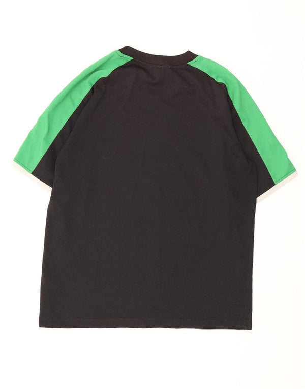 Camiseta masculina Nike Top UK 42/44 grande bloco colorido preto