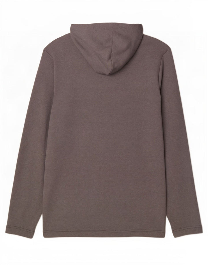 Suéter masculino Under Armour Cold Gear Zip com capuz pequeno poliéster cinza