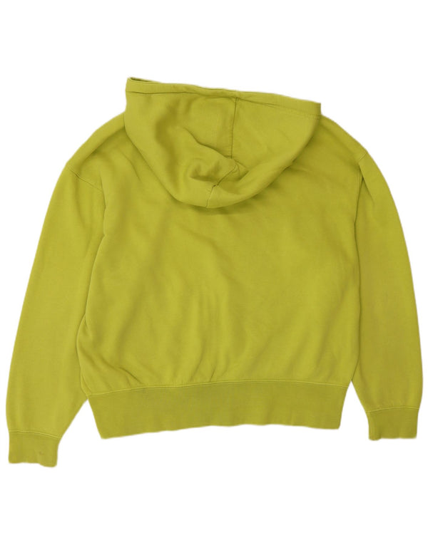 Jumper com capuz Nike feminino oversized UK 10 pequeno algodão verde