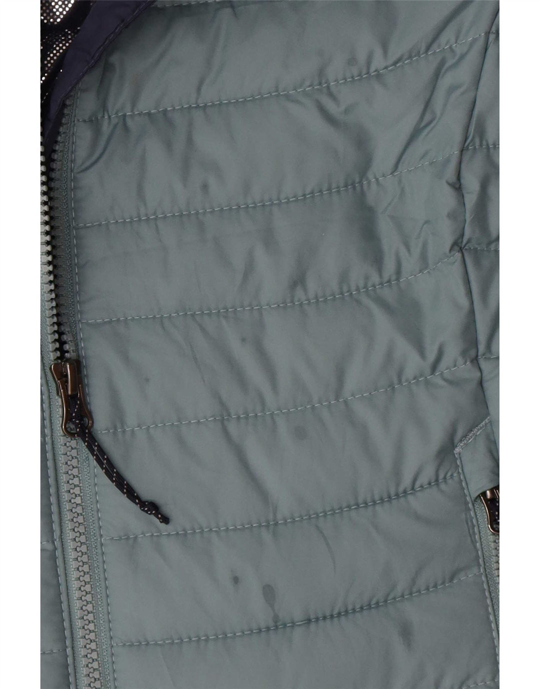 Colete acolchoado Omni-Heat feminino Columbia UK 14 poliéster azul médio