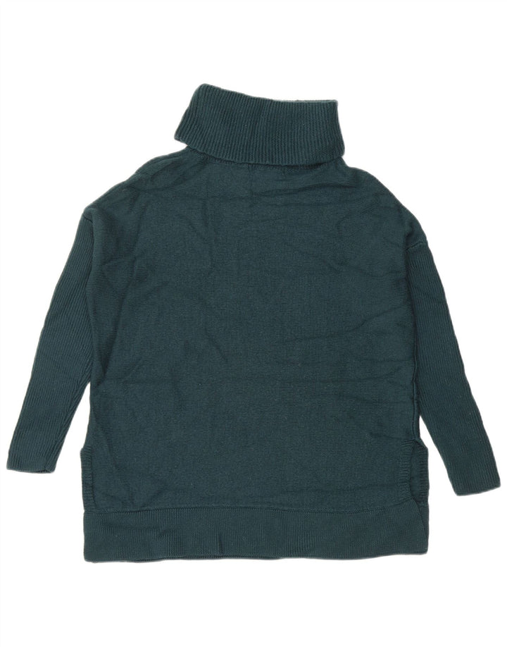 Suéter feminino Boden com gola alta e gola redonda, Reino Unido 6 XS, azul marinho, lã