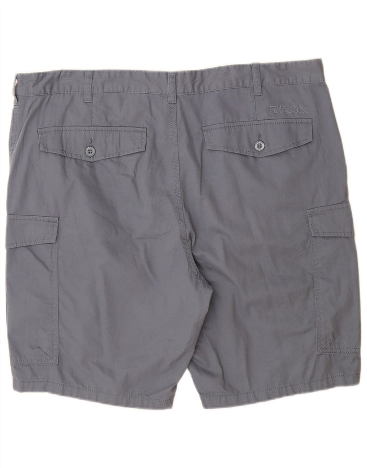 Shorts cargo masculino Mountain Warehouse W40 XL algodão azul