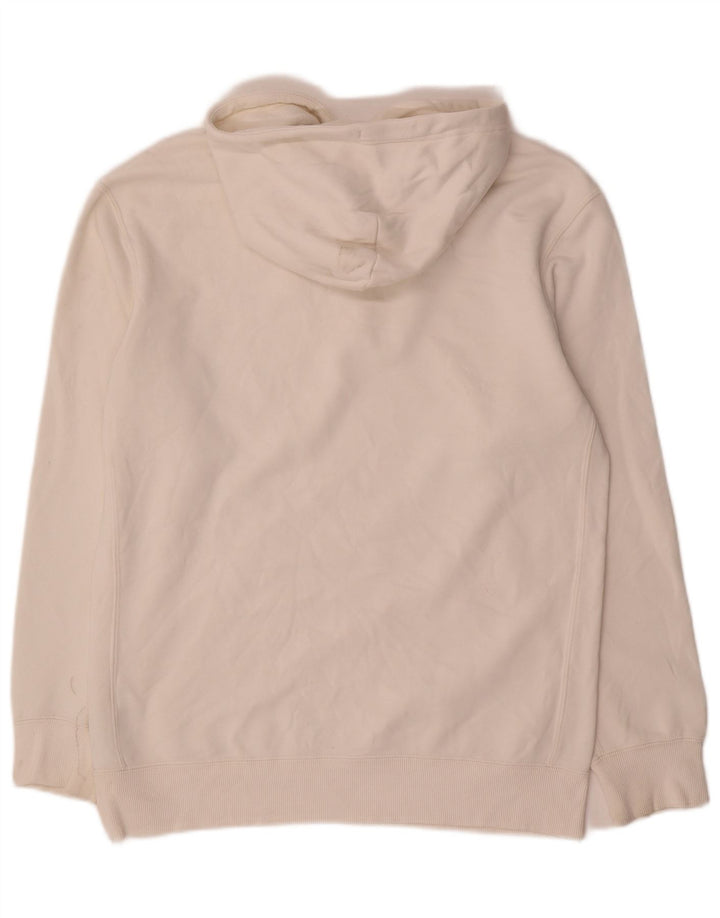 Puma Mens Hoodie Jumper Médio Algodão Branco