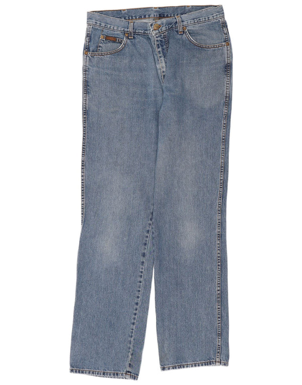 Wrangler Masculino Ohio Straight Jeans W34 L34 Azul Algodão