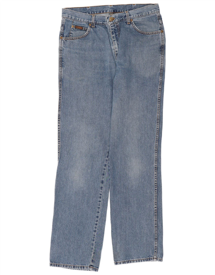 Wrangler Masculino Ohio Straight Jeans W34 L34 Azul Algodão