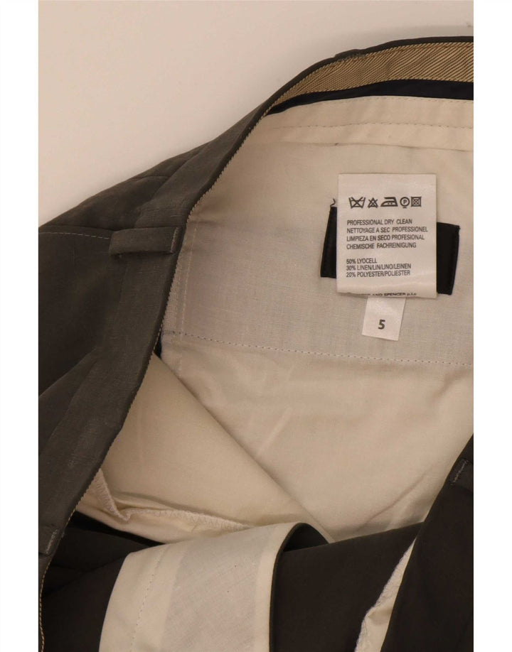 Calça masculina Marks & Spencer Pegged Suit W38 L31 cinza Lyocell