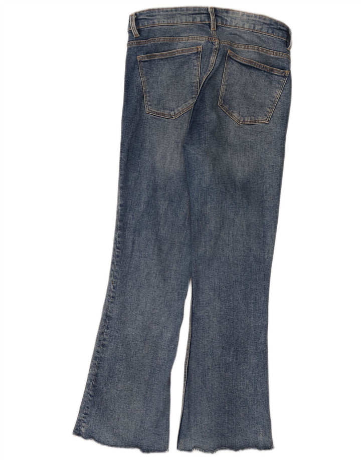 Zara Jeans Bootcut Feminino EU 40 Médio W30 L26 Azul Algodão